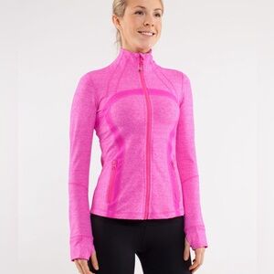 lululemon 2012 define jacket, 0, heathered paris pink, $90